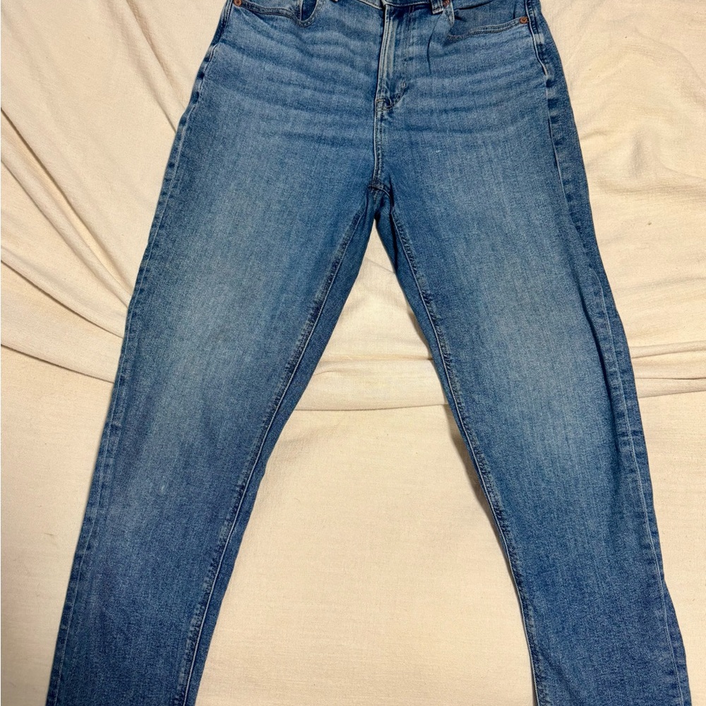 American Eagle Outfitters Light Blue Straight Leg Jeans